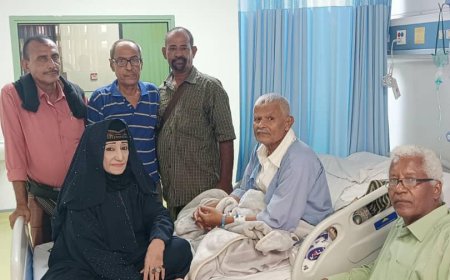 أمل كعدل تزور الموسيقار احمد بن غودل في مستشفى الأمير محمد بن سلمان