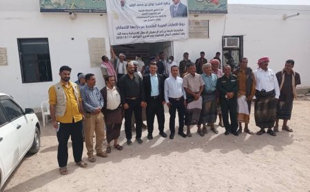 برعاية محافظ شبوة الشيخ عوض بن الوزير -- تدشين المرحلة الثانية من دعم مؤسسة خليفة بن زايد  لمستشفى حبان بشبوة