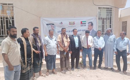 مؤسسة خليفة الإماراتية تبدأ تأهيل مستشفيات حبان والروضة بشبوة 