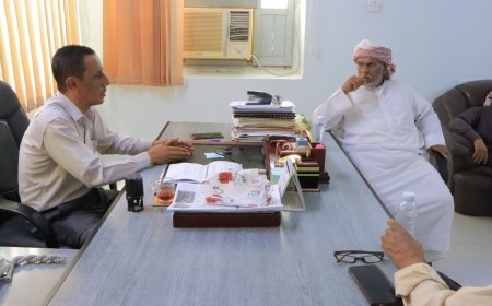 العمودي والمنهالي يناقشان أوضاع الخدمات الصحية بمديرية رماه