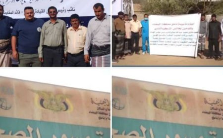 البيضاء.خلية الأعمال الإنسانية تدعم الوحدة الصحية في ناطع بمعدات وأدوية ومنظمومه طاقة شمسية للمرة الثانية.