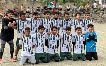 نجوم الذراع بطلا لدوري الفقيد عبدالله حسن الناخبي بيافع