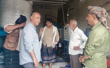 مدير عام زنجبار يشدد على الالتزام بالاشتراطات الصحية في محطات تنقية المياه