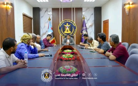 انتقالي العاصمة عدن يناقش آلية التعامل مع مخلفات الأمطار في مديريات العاصمة