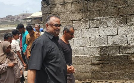 الشعبي ينفذ جولة ميدانية للتعامل مع أضرار الأمطار ورفع المياه في مديرية التواهي