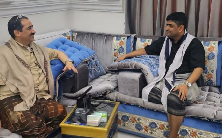 وزير الداخلية يلتقي مدير شرطة أبين ويشيد بجهود مكافحة التهريب