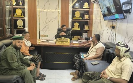 مدير شباب ورياضة لحج يلتقي مدير أمن المحافظة لتعزيز التعاون مع الشباب