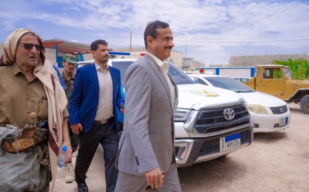 محافظ شبوة يتفقد إدارة البحث الجنائي ويؤكد على الحزم في مواجهة آفة المخدرات