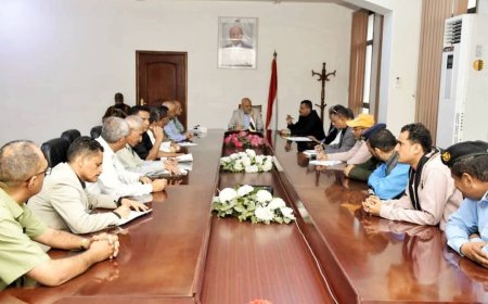 اجتماع بتعز لمناقشة أسعار النفط والغاز وتكاليف النقل.