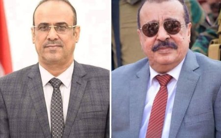 الميسري يُعزّي اللواء الركن / أحمد سعيد بن بريك محافظ حضرموت الأسبق في وفاة شقيقه وابن عمه