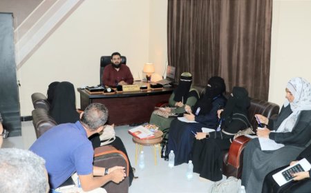 لجنة فنية من مكتب التعليم الفني تزور مركز أبديت بعدن لتجديد الترخيص لعام 2025