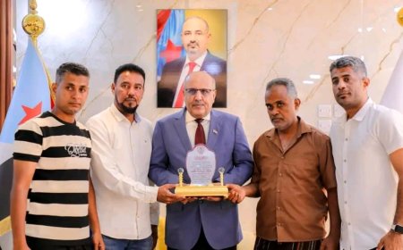 الكثيري يطّلع على النشاط العام بنادي شعب حضرموت