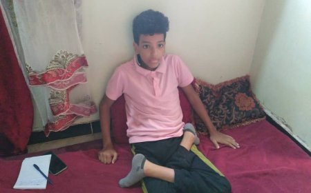 مناشدة إنسانية لعلاج الطفل المعاق كرم أكرم