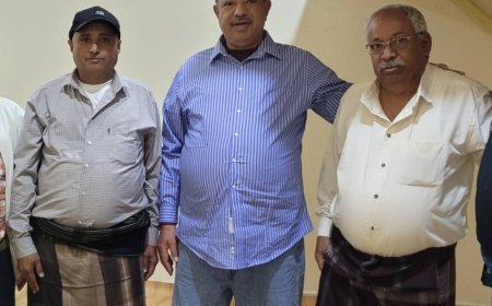 مجلس نقابة الصحفيين والإعلاميين الجنوبيين بالضالع يقوم بزيارة ودية للشيخ محسن القشم
