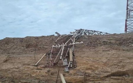 انهيار برج اتصالات يوقف خدمة "عدن نت" ويعزل مناطق واسعة عن الإنترنت