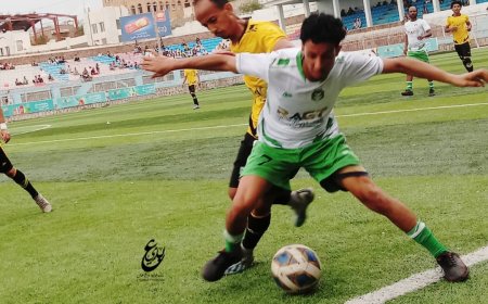 صقر تعز يكتسح وحدة التربة بسباعية ويتصدر مجموعته متأهلاً لربع نهائي بطولة بيسان