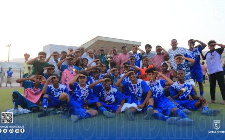 ناشئي تضامن حضرموت أبطال لكأس التوعية الصحية على جارهم المكلا