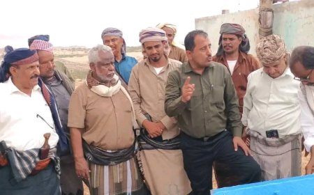 بحضور الوكيل باعوضة.. استلام وتدشين مشروع شبكة الإسالة لمياه رقة بازومح بمديرية ميفعة