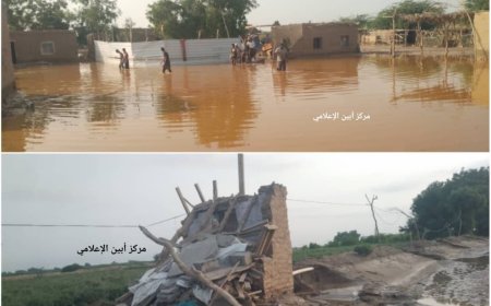 تسببت في أضرار مادية كبيرة.. السيول تجتاح بعض القرى في أبين