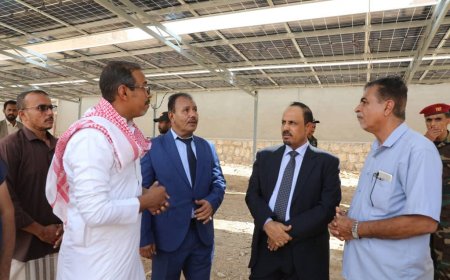 محافظ حضرموت ينفذ جولة تفقدية حافلة بمديرية القطن ويوجه ويتفقد مشاريعًا حيوية