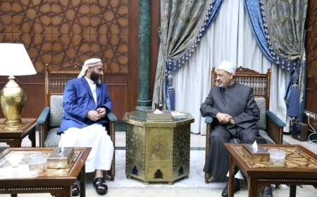 وزير الأوقاف والإرشاد يلتقي شيخ الأزهر لبحث قبول طلاب اليمن في الأزهر الشريف هذا العام
