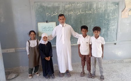 مكتب التربية والتعليم بلودر ينعي الأستاذ حسين العولقي ويثمن جهوده وأدواره التربوية