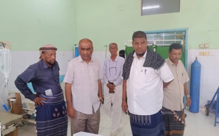 القيادة المحلية بأنتقالي زنجبار تزور مشفى زنجبار ومركز العزل وتشيد بمكتب الصحة زنجبار