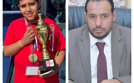 وزير التربية يهنئ الطالب سالمين بن مخاشن بفوزه بالمركز الثاني على مستوى مصر وتأهله إلى كأس العالم للحساب الذهني بالإمارات