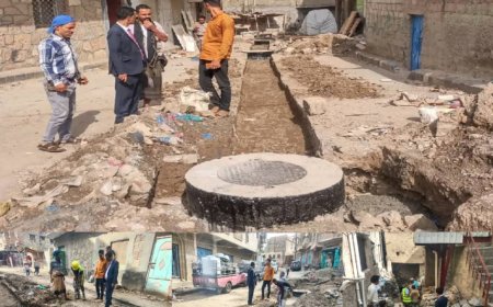 المشمر يتفقد مشروعي تأهيل شبكة الصرف الصحي في حيّي الروضة والجمهوري