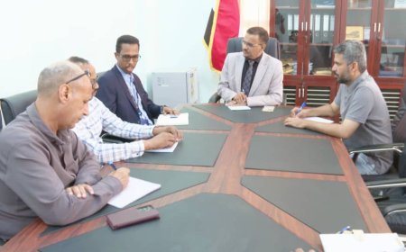 الأمين العام لمحلي حضرموت يناقش التدخلات في المشاريع الزراعية المنفذة من منظمة (الفاو)