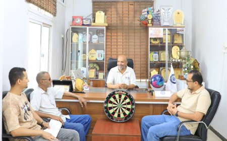 اجتماع بعدن لمناقشة آخر الاستعدادات لانطلاق البطولة التأسيسية للعبة الدارتس