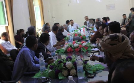 برئاسة محافظ الضالع.. اجتماع موسع لفريق التوجيه والرقابة الرئاسي والمكتب التنفيذي.