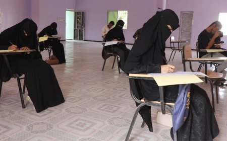 مدير عام مكتب التعليم الفني بأبين يتفقد سير الاختبارات الوزارية بالمعهد التقني الزراعي بجعار