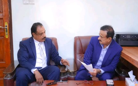 المحافظ بن الوزير يطلع على مجمل الأوضاع والمتطلبات الخدمية بمديرية جردان