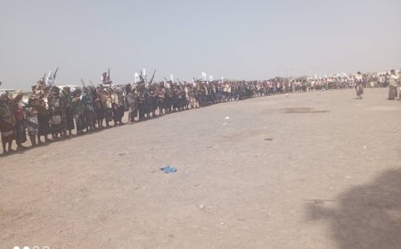 أبناء باكازم بأحور يطلقون المرحلة الأولى من التصعيد تضامناً مع القائد عبدالرحمن الفقيه