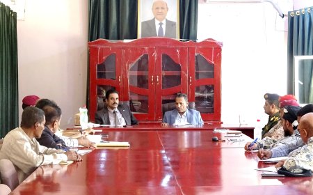 محافظ أبين يترأس الاجتماع الدوري الثالث للجنة الأمنية بالمحافظة