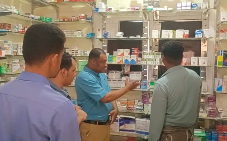 مكتب صحة بروم ميفع يُنفذ نزولًا مفاجئًا للعيادات الخاصة والمرافق الصحية.. ويغلق مركز طبي مخالف