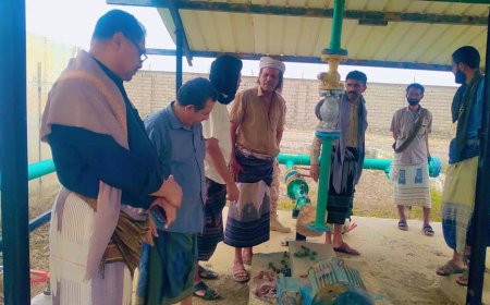 زيارة تفقدية لمدير عام لودر والجهات المعنية لمحطتي غاز امصرة والكور في المديرية