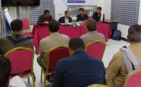 نقابة الصحفيين والاعلاميين الجنوبيين بشبوة تنظم ندوة عن الاعلام البيئي ودوره في تعزيز الوعي وحماية البيئة في المحافظة