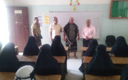 تدشين الدراسة الفعلية للعام الدراسي 2025 _ 2026 م في عموم مدارس المديرية لودر