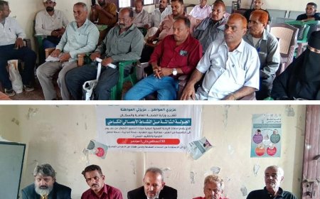 مدير عام الصحة بأبين يدشن الجولة الثالثة من النشاط الأيصالي التكاملي
