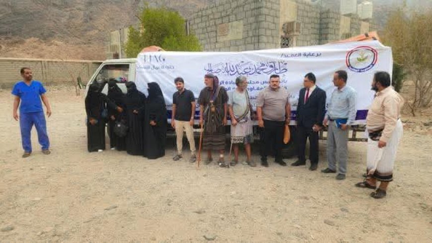 بدعم وتوجيهات نائب رئيس مجلس القيادة الرئاسي.. تدشين مشروع دعم مستشفى الساحة بمديرية نعمان في البيضاء.