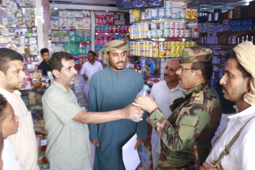 المهر.نزول ميداني لمدير عام المديرية لضبط أسعار المنتجات في الأسواق المحلية.