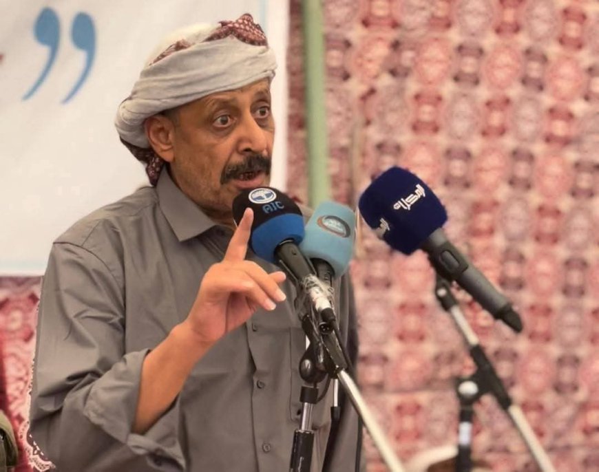 الشيخ حسن بن سعيد الجابري أمام نداء حضرمي جديد