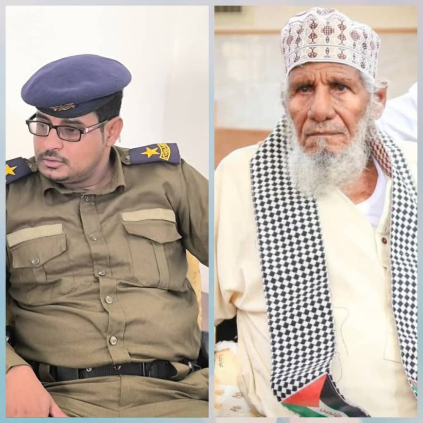 مدير أمن وشرطة رخية يعزي الدكتور متعب بازياد وإخوانه في وفاة والدهم الشيخ مبارك بازياد