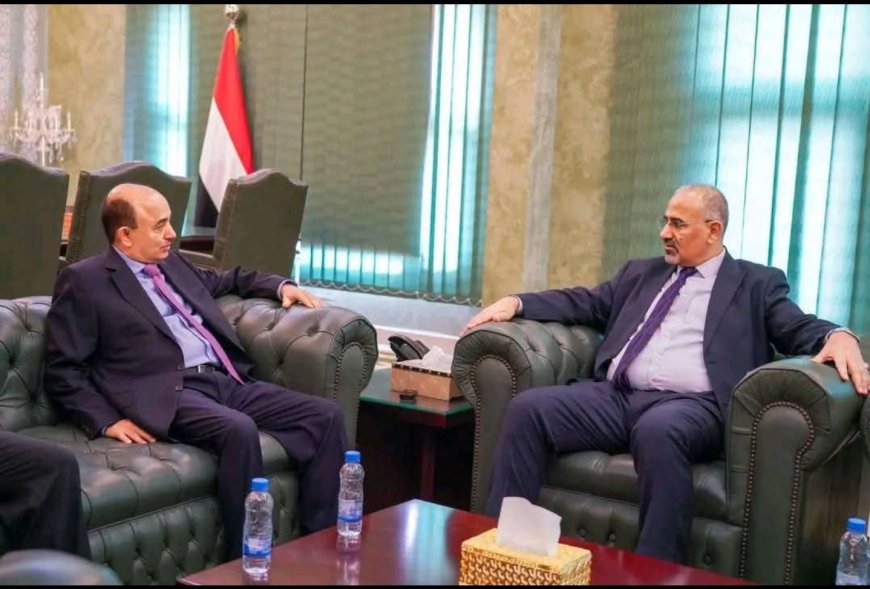 الرئيس الزُبيدي يشدد على ضرورة التعاطي العاجل من قبل القطاع التجاري مع تحسّن أسعار الصرف