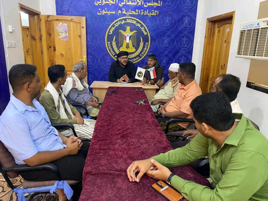 النائب الجفري يعقد اجتماعًا بتنفيذية انتقالي سيئون ويؤكد وقوفه إلى جانب المواطنين