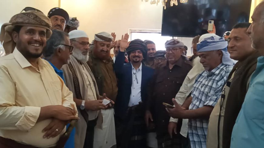 تنصيب الدكتور احمد يسلم الداؤودي شيخا لقبيلة "آل داؤود" بيافع كلد خلفا للشيخ الراحل علي سالم