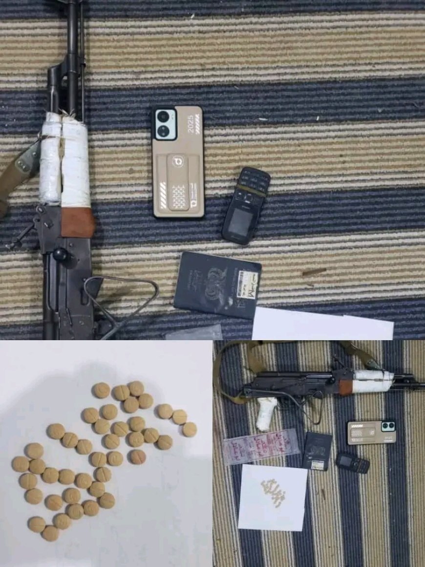 دورية قوات الأمن الخاصة تضبط شخصين بحوزتهما 41 حبة مخدرة في مديرية تريم واخرين متهمين بتعاطي الحشيش