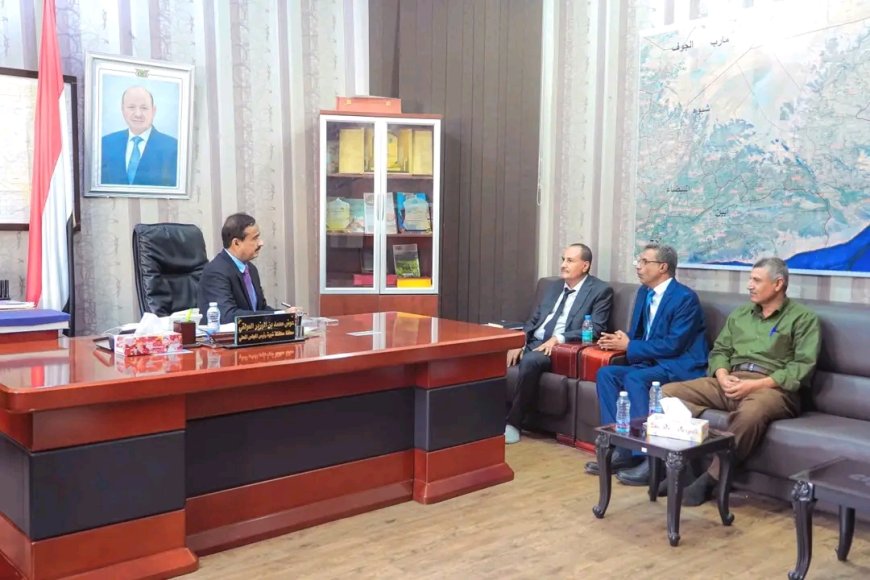 المحافظ بن الوزير يرحّب بإدراج شبوة ضمن مشروع "بناء المرونة المناخية"